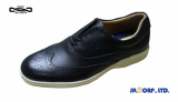 Business walking shoes _black_beige_ model2